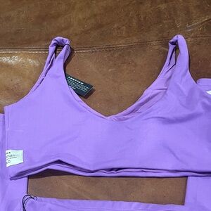 Purple Sports Bra & Leggings set